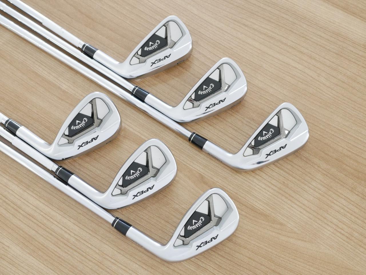 Iron set : Callaway : ชุดเหล็ก Callaway APEX Forged (รุ่นปี 2022) มีเหล็ก 5-Pw (6 ชิ้น) ก้านเหล็ก NS Pro 950 NEO Flex S