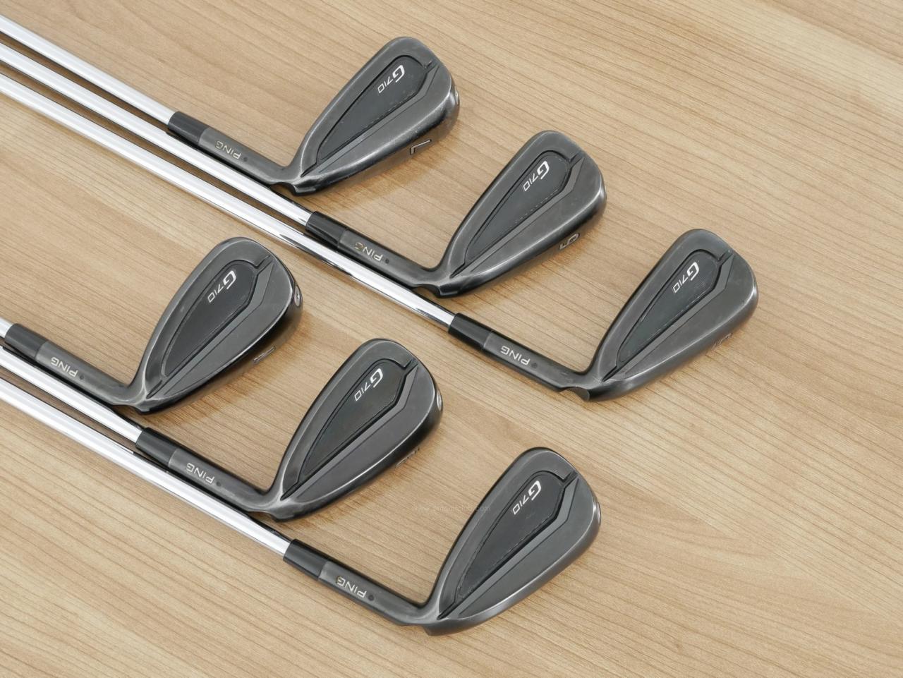 Iron set : Ping : ชุดเหล็ก Ping G710 (ปี 2021 Japan Spec. ใบใหญ่ ง่ายที่สุด ไกลที่สุดของ Ping) มีเหล็ก 5-Pw (6 ชิ้น) ก้านเหล็ก NS Pro Zelos 7 Flex R