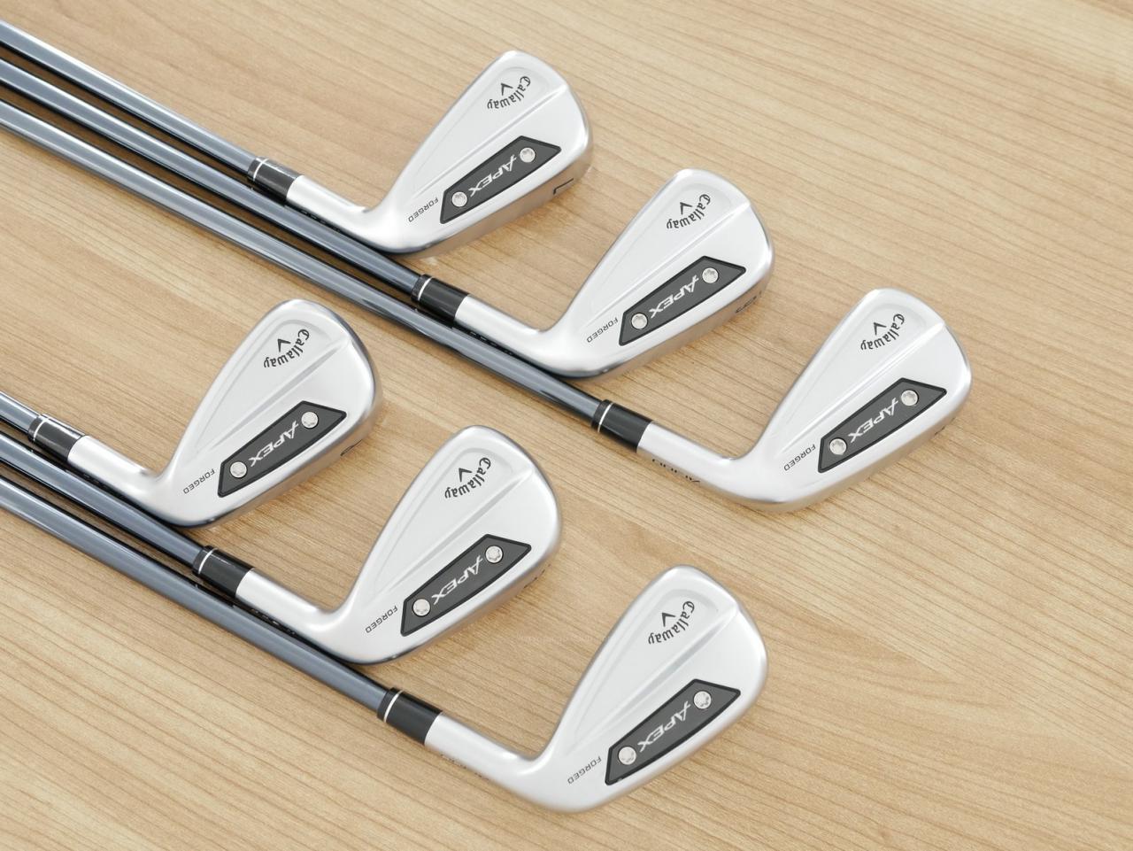 Iron set : Callaway : ชุดเหล็ก Callaway APEX Ai300 Forged (รุ่นล่าสุด ออกปี 2024) มีเหล็ก 5-Pw (6 ชิ้น) ก้านกราไฟต์ UST Mamiya RECOIL DART 6 Flex R