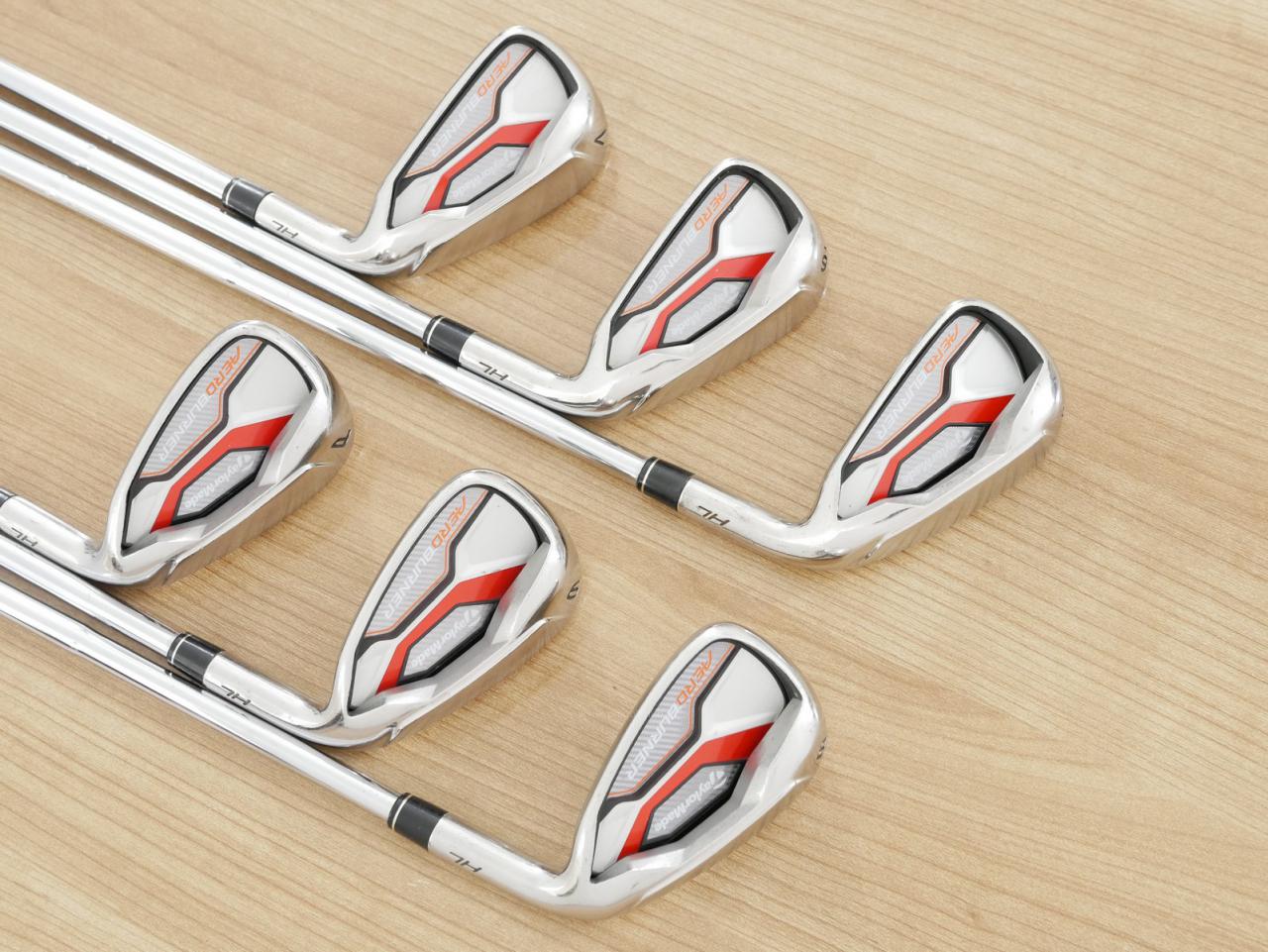 Iron set : Taylormade : ชุดเหล็ก Taylormade Aero Burner HL (ตีง่ายมาก) มีเหล็ก 5-Pw (6 ชิ้น) ก้านเหล็ก Flex S