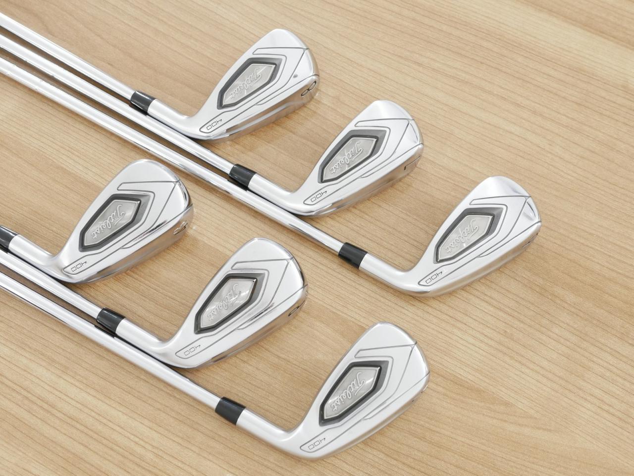 Iron set : Titleist : ชุดเหล็ก Titleist T400 (ตีง่ายที่สุด ไกลที่สุด ออกปี 2020) มีเหล็ก 6-Pw,43 (6 ชิ้น) ก้านเหล็ก NS Pro Zelos 7 Flex S