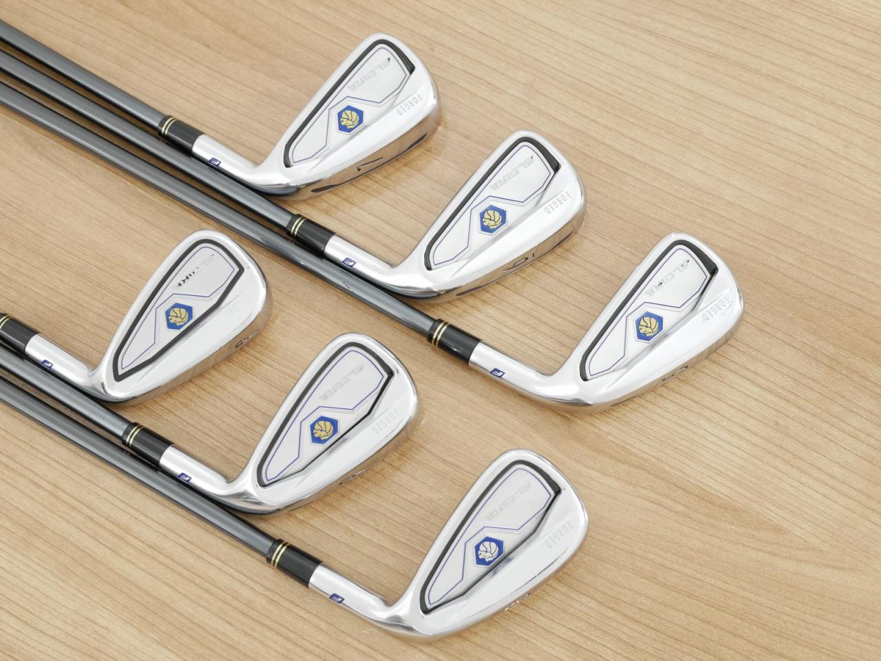 Iron set : Taylormade : ชุดเหล็ก Taylormade Gloire F Forged (รุ่นท๊อปสุด Japan Spec.) มีเหล็ก 5-Pw (6 ชิ้น) ก้านกราไฟต์ Fujikura GL 3300 Flex R
