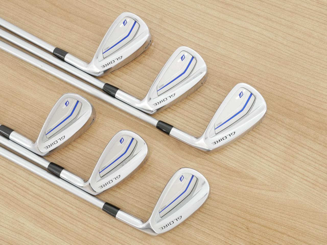 Iron set : Taylormade : ชุดเหล็ก Taylormade Gloire F2 Forged (รุ่นท๊อปสุด Japan Spec. ออกปี 2017) มีเหล็ก 6-Pw,AW (6 ชิ้น)ก้านกราไฟต์ Fujikura MCI 60 Flex R