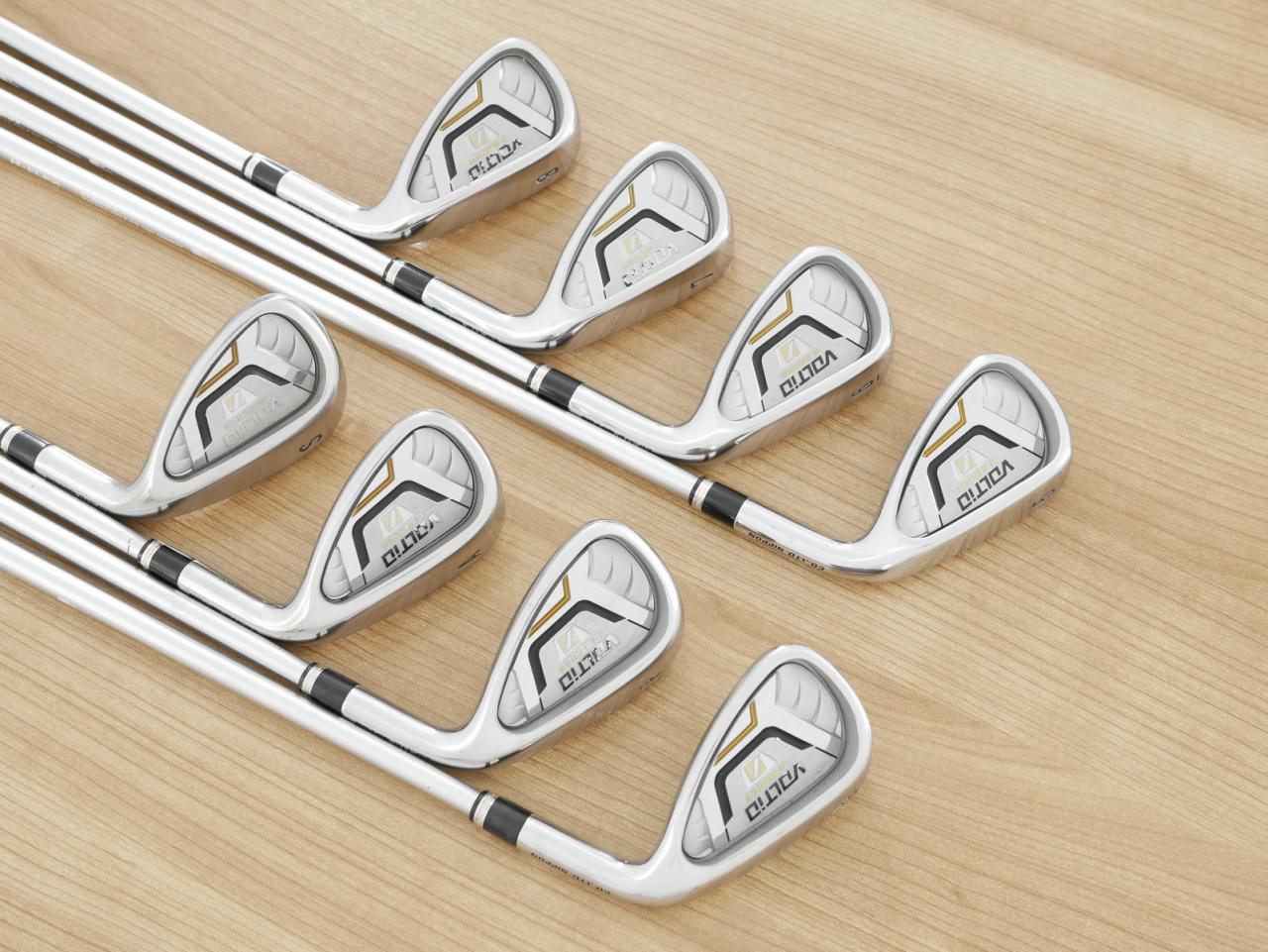 Iron set : Katana : ชุดเหล็ก Katana Voltio IV G Series II (ปี 2018) มีเหล็ก 5-Pw,Aw,Sw (8 ชิ้น) ก้านกราไฟต์ Fujikura Speeder 550 Flex R