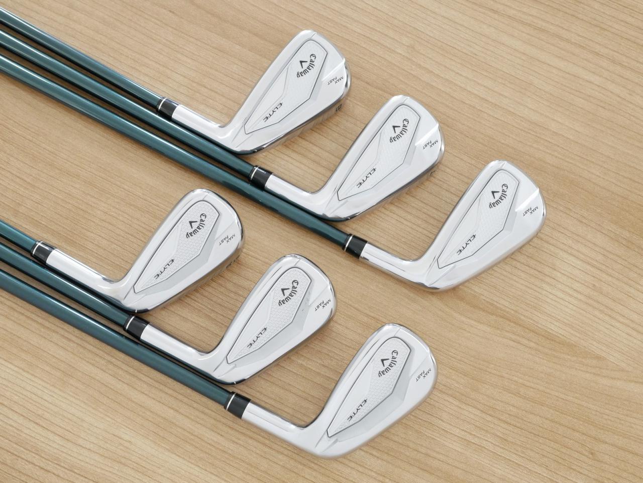 Iron set : Callaway : ชุดเหล็ก Callaway ELYTE Max Fast (รุ่นล่าสุด ออกปี 2025 ตีง่ายมาก ไกล Japan Spec.) มีเหล็ก 6-Pw,Aw (6 ชิ้น) ก้านกราไฟต์ UST Mamiya LINQ 40 Flex R