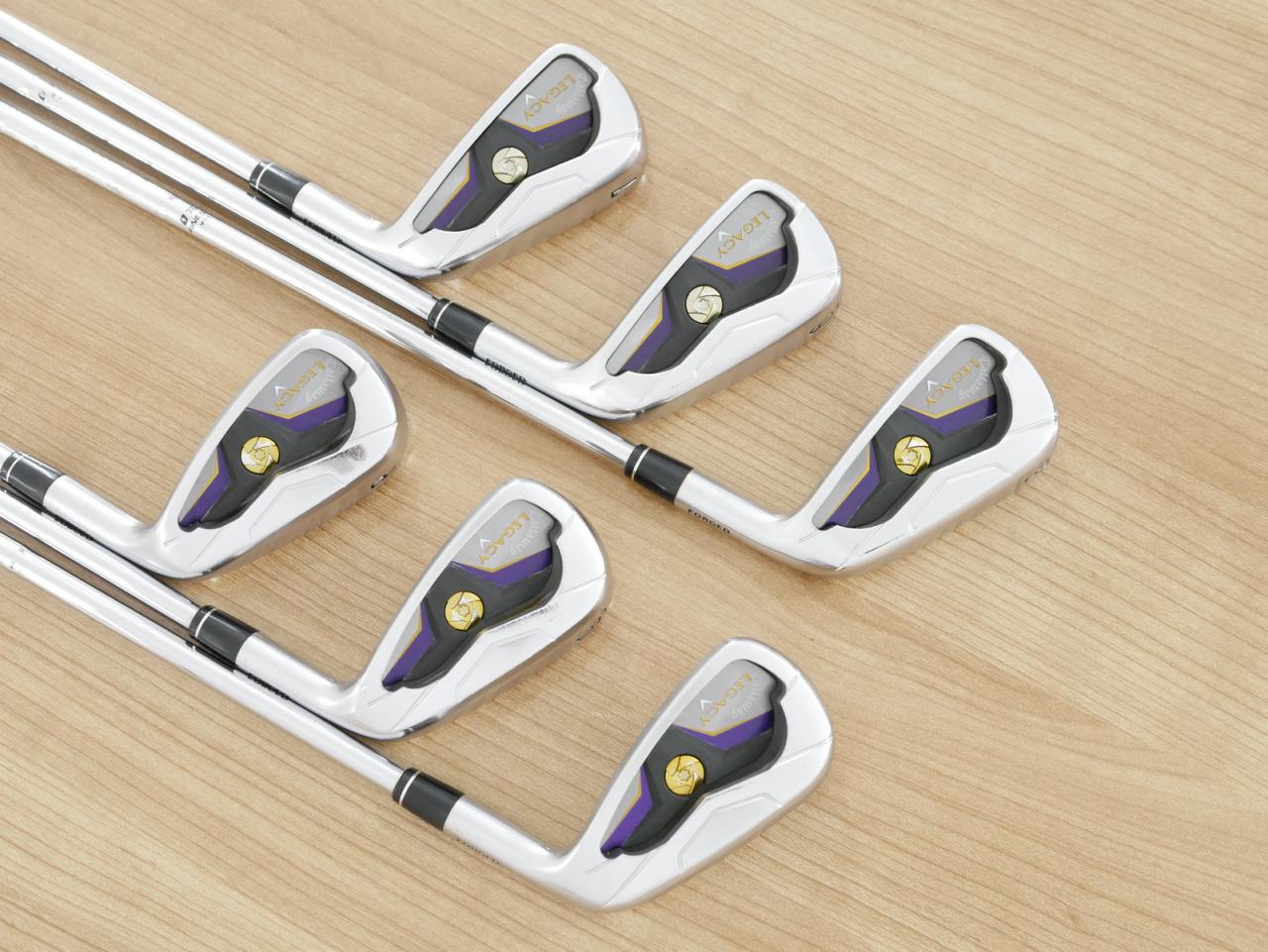 Iron set : Callaway : ชุดเหล็ก Callaway Legacy V (Forged) มีเหล็ก 5-Pw (6 ชิ้น) ก้านเหล็ก Memphis 10 Flex SR