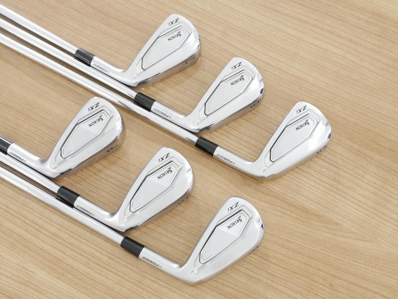 Iron set : Other Brand : ชุดเหล็ก Srixon ZXi5 i-Forged (ออกปี 2024) มีเหล็ก 5-Pw (6 ชิ้น) ก้านเหล็ก NS Pro Modus 105 Flex R