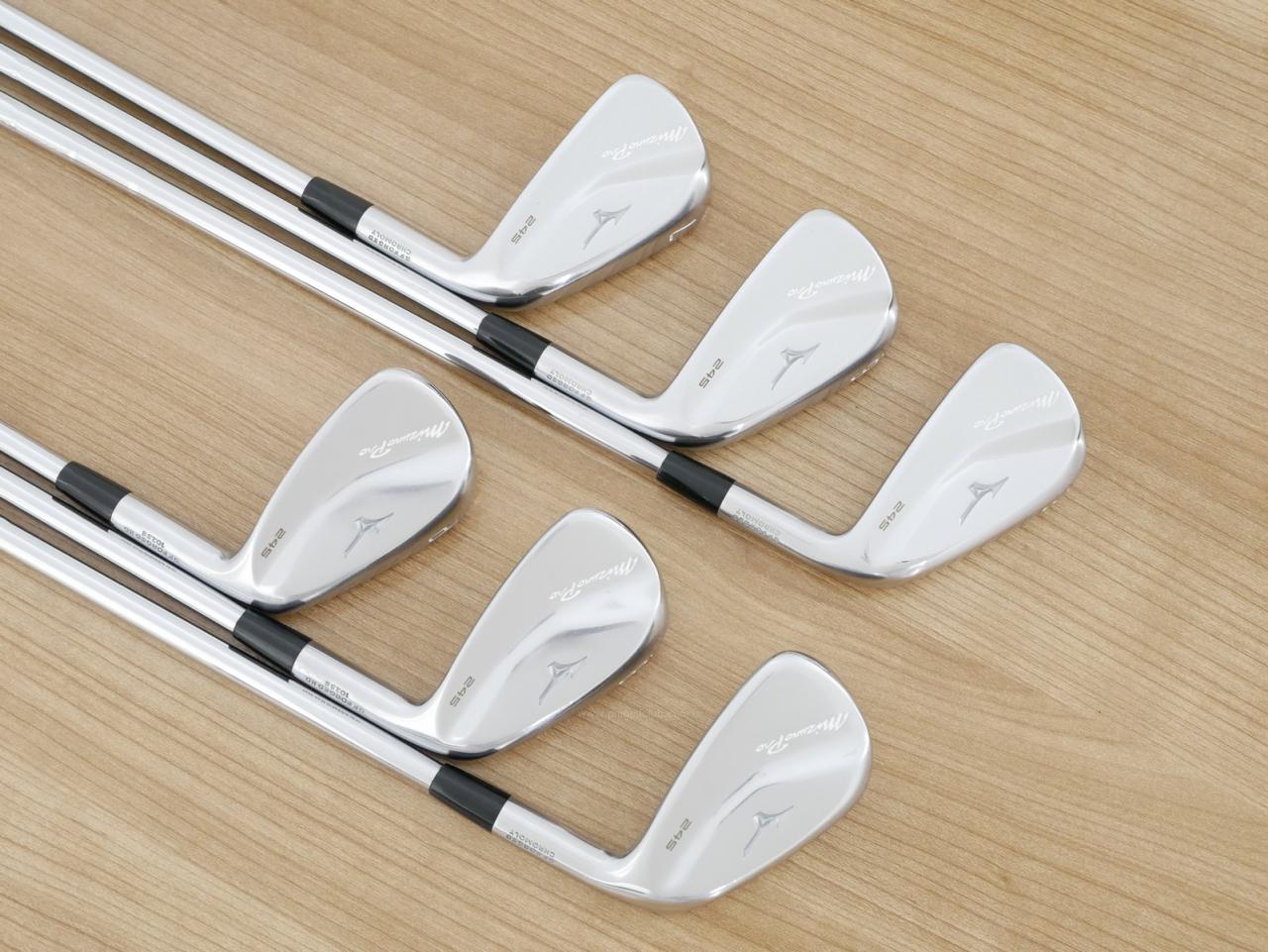 Iron set : Mizuno : ชุดเหล็ก Mizuno Pro 245 Forged (ปี 2024 นุ่ม แน่น ระยะดี) มีเหล็ก 5-Pw (6 ชิ้น) ก้านเหล็ก NS Pro 950 NEO Flex S