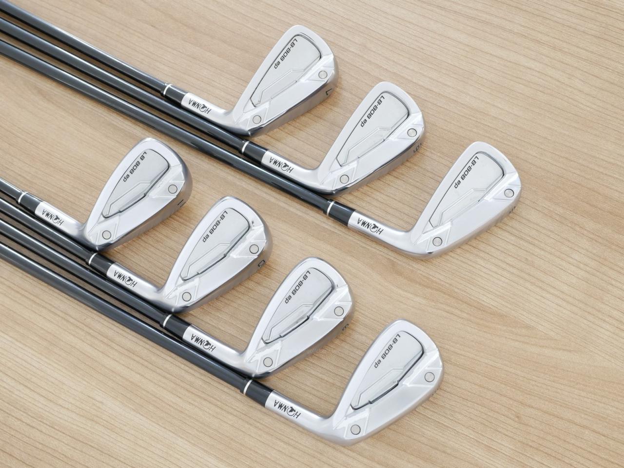 Iron set : Honma : ชุดเหล็ก Honma LB-808 EP (หน้าเด้ง) มีเหล็ก 5-11 (7 ชิ้น) ก้านกราไฟต์ Honma Vizard 53 Flex SR