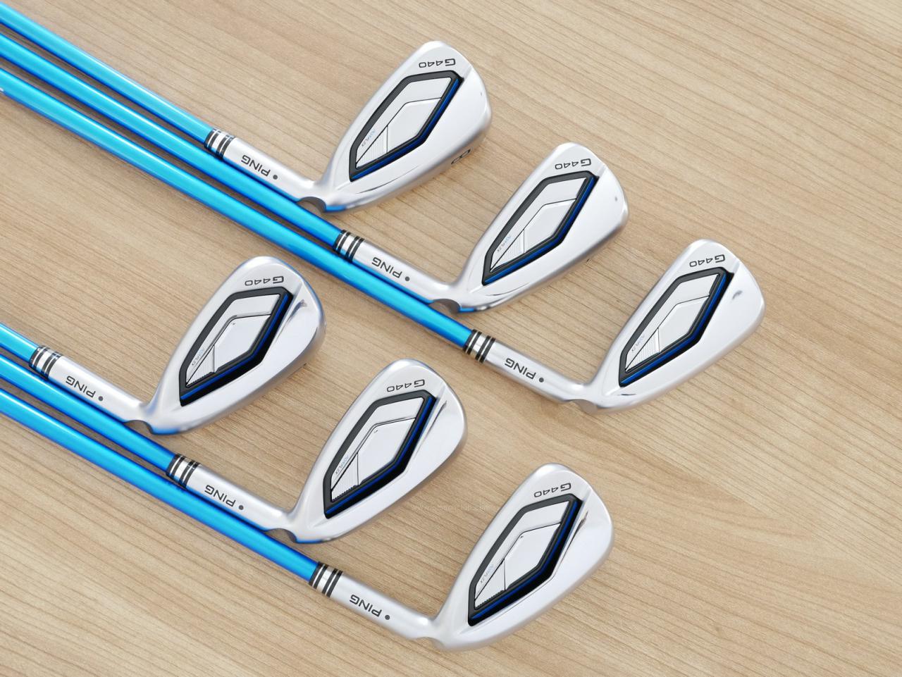 Iron set : Ping : ชุดเหล็ก Ping G440 (รุ่นล่าสุด ออกปี 2025 Japan Spec. ใบใหญ่ ง่าย ไกล) มีเหล็ก 6-W,45 (6 ชิ้น) ก้านกราไฟต์ Ping ALTA J CB Flex R