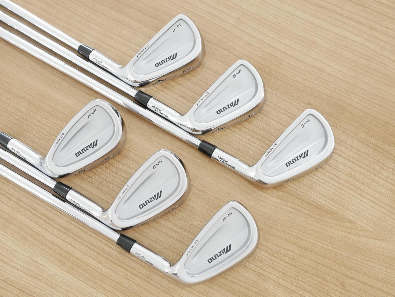Iron set : Mizuno : ชุดเหล็ก Mizuno MP-57 (Forged) มีเหล็ก 5-Pw (6 ชิ้น) ก้านเหล็ก KBS Tour 90 Flex S