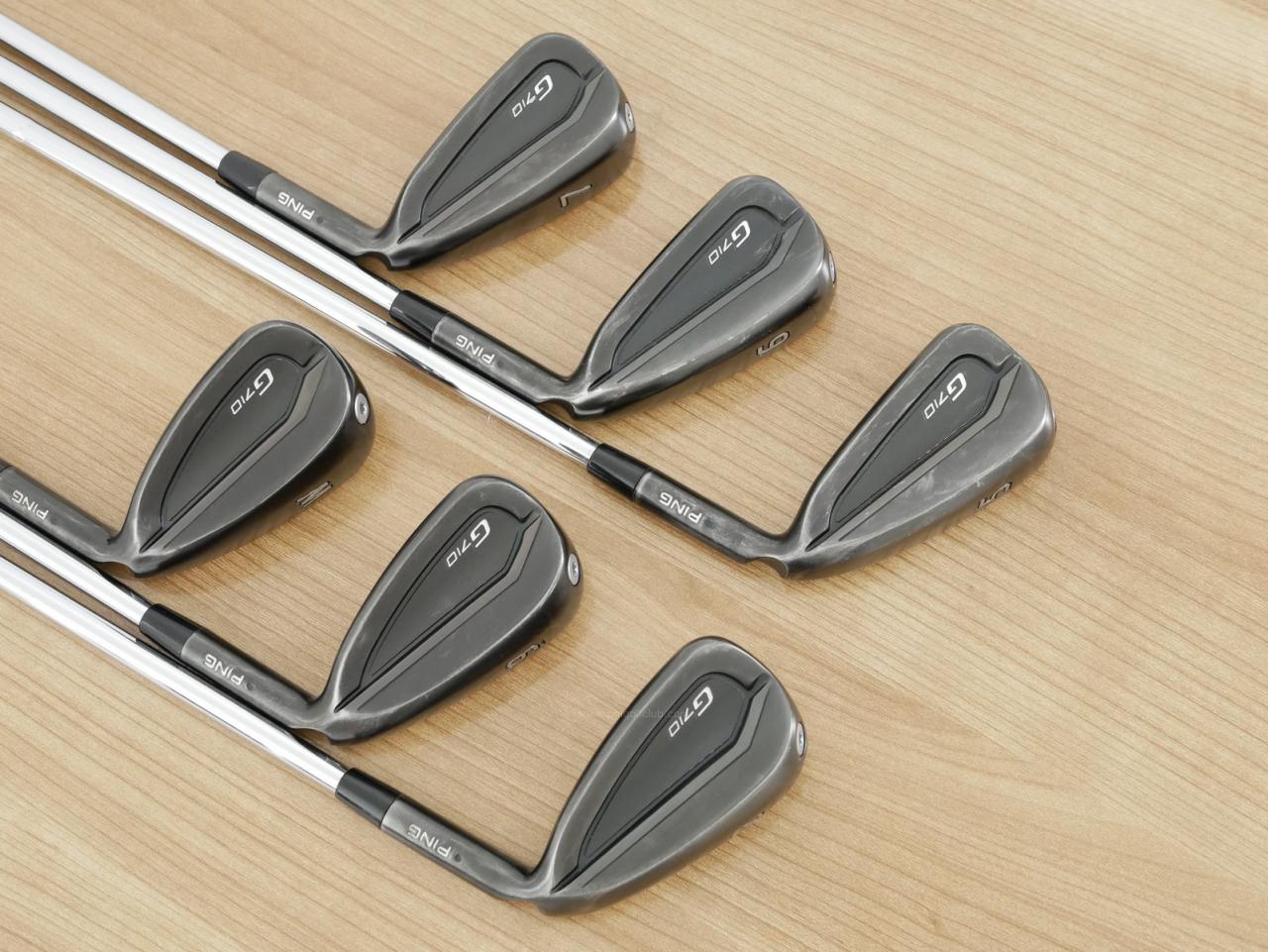 Iron set : Ping : ชุดเหล็ก Ping G710 (ปี 2021 Japan Spec. ใบใหญ่ ง่ายที่สุด ไกลที่สุดของ Ping) มีเหล็ก 5-Pw (6 ชิ้น) ก้านเหล็ก NS Pro 950 NEO Flex R