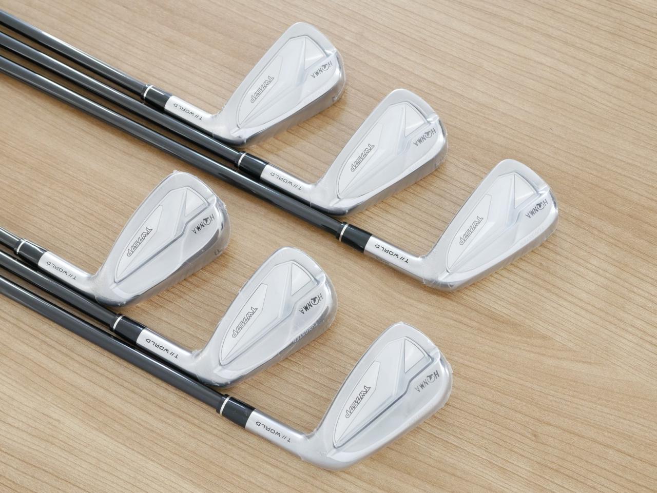 Iron set : Honma : **ของใหม่ ยังไม่แกะพลาสติก** ชุดเหล็ก Honma Tour World TW757P (ออกปี 2022) มีเหล็ก 5-Pw (6 ชิ้น) ก้านกราไฟต์ Honma Vizard 50 Flex R