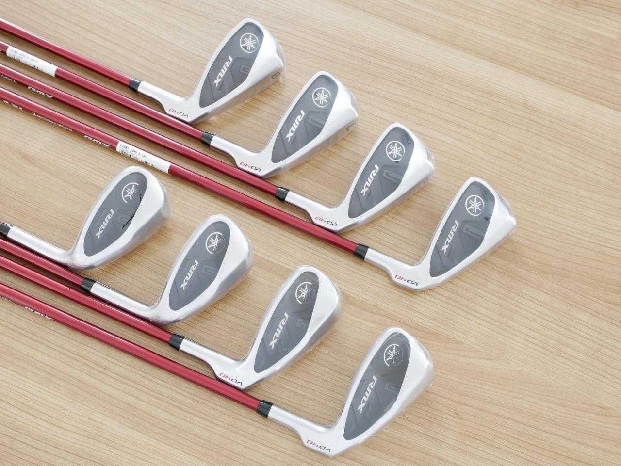 Iron set : Yamaha : **ของใหม่ ยังไม่แกะพลาสติก** ชุดเหล็ก Yamaha RMX VD40 (ออกปี 2022 ตีไกลและง่ายมากๆๆ ค่า MOI สูงสุด) มีเหล็ก 5-Pw,Aw,Sw (8 ชิ้น) ก้านกราไฟต์ Mitsubishi Diamana YR i50 Flex R