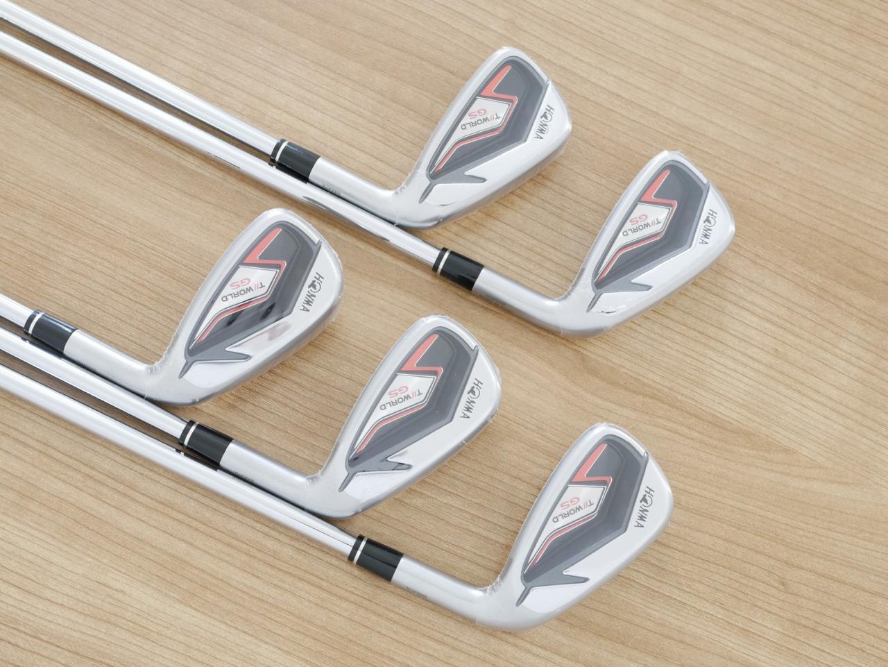 Iron set : Honma : **ของใหม่ ยังไม่แกะพลาสติก** ชุดเหล็ก Honma Tour World GS (ออกปี 2021 ใบใหญ่ ตีง่าย ไกล) มีเหล็ก 6-10 (5 ชิ้น) ก้านเหล็ก NS Pro 950 NEO Flex R