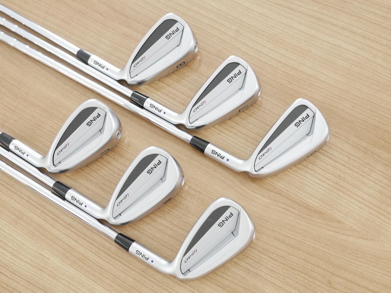 Iron set : Ping : ชุดเหล็ก Ping i240 (รุ่นล่าสุด ออกปี 2025) มีเหล็ก 6-Pw,Aw (6 ชิ้น) ก้านเหล็ก NS Pro 850 NEO Flex S
