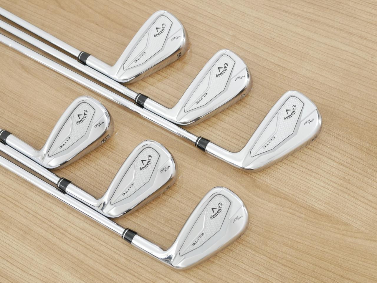 Iron set : Callaway : ชุดเหล็ก Callaway ELYTE Max Fast (ออกปี 2025 ตีง่ายมาก ไกล Japan Spec.) มีเหล็ก 6-Pw,Aw (6 ชิ้น) ก้านเหล็ก NS Pro ZELOS 7 Flex S