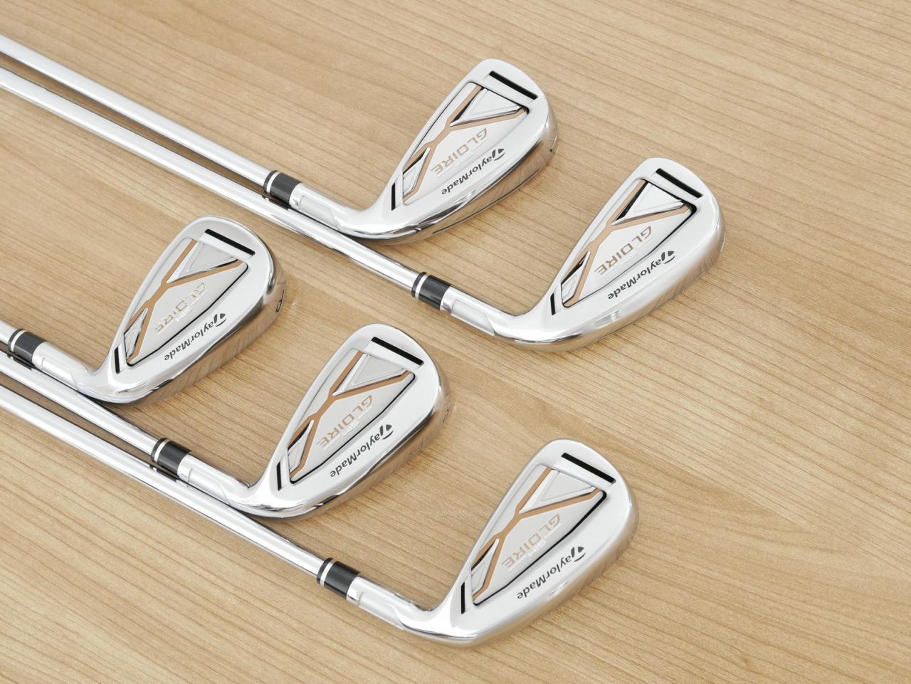 Iron set : Taylormade : ชุดเหล็ก Taylormade SIM GLOIRE (รุ่นปี 2021 รุ่นท๊อปสุด Japan Spec) มีเหล็ก 6-Pw(5 ชิ้น) ก้านเหล็ก NS Pro 790 Flex S