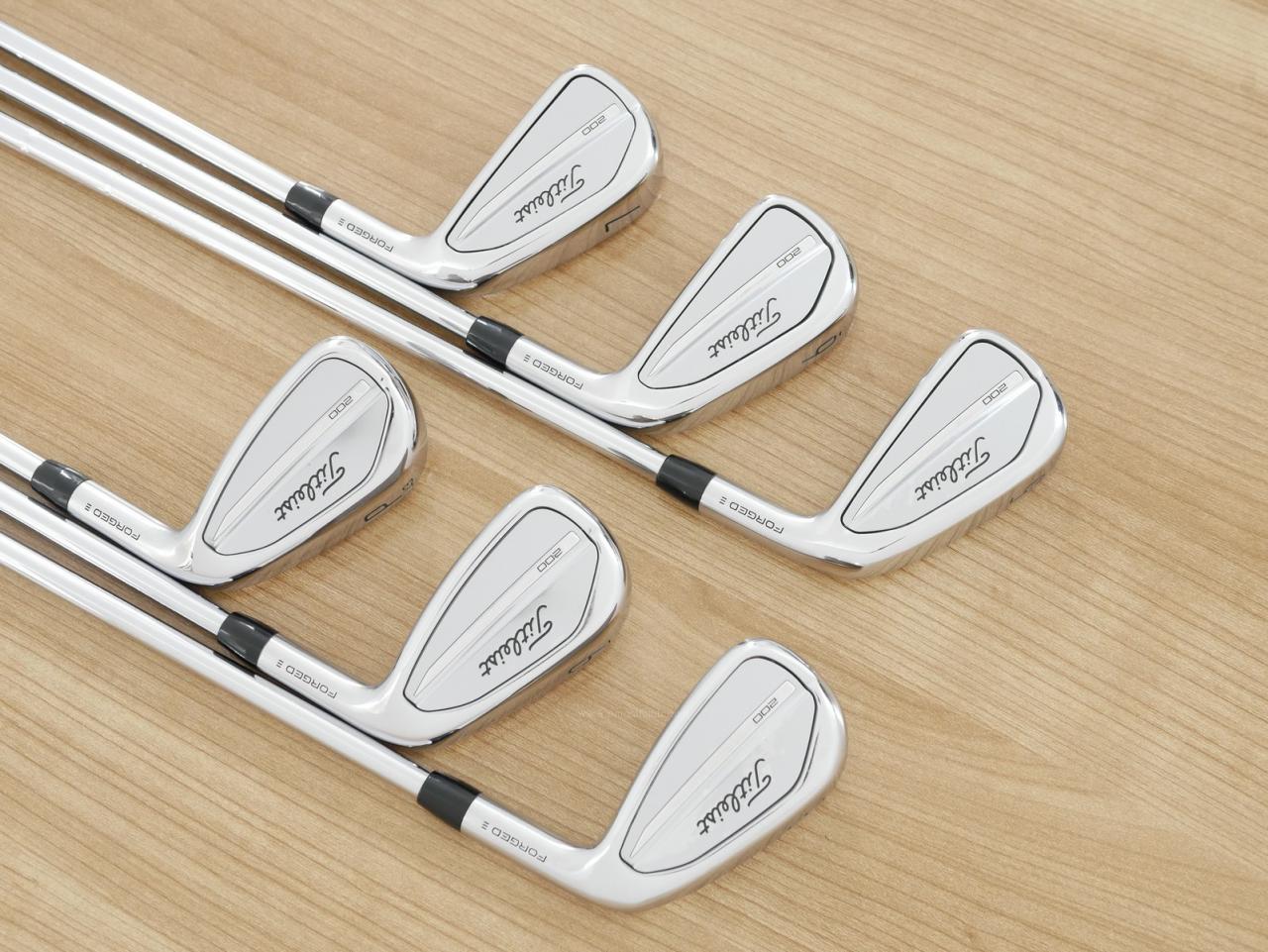 Iron set : Titleist : ชุดเหล็ก Titleist T200 Forged (รุ่นล่าสุด ออกปี 2023 Japan Spec) มีเหล็ก 5-Pw (6 ชิ้น) ก้านเหล็ก NS Pro 880 AMC Flex S 