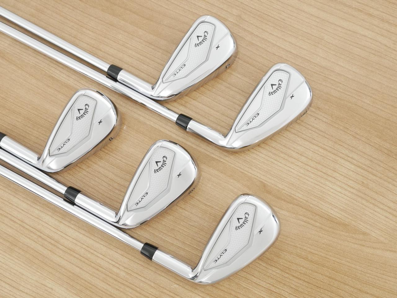 Iron set : Callaway : ชุดเหล็ก Callaway ELYTE X (ออกปี 2025 ตีง่ายมาก ไกล Japan Spec.) มีเหล็ก 6-Pw (5 ชิ้น) ก้านเหล็ก NS Pro Zelos 7 Flex R