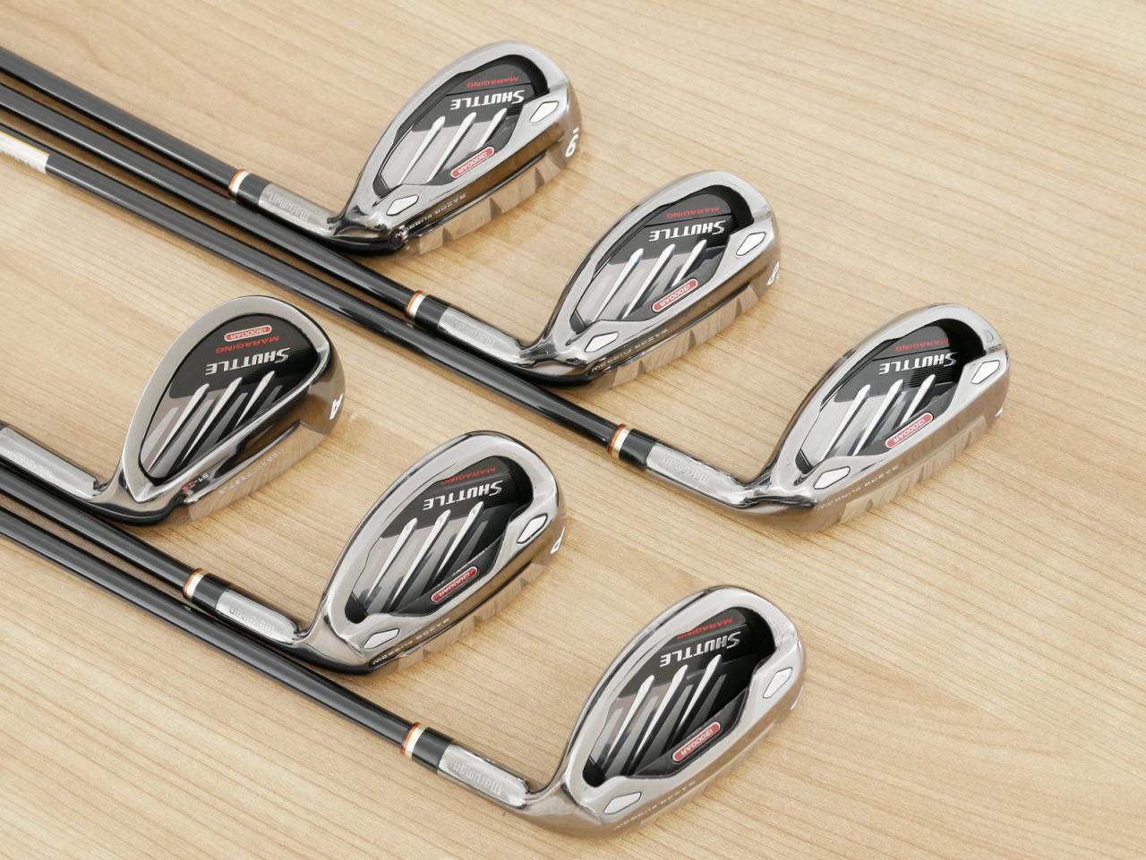 Iron set : Maruman : ชุดเหล็กกระเทย Maruman Shuttle i3000AR (ตีง่าย ไกลมาก) มีเหล็ก 7-10,Pw,Aw (6 ชิ้น) ก้านกราไฟต์ Flex R