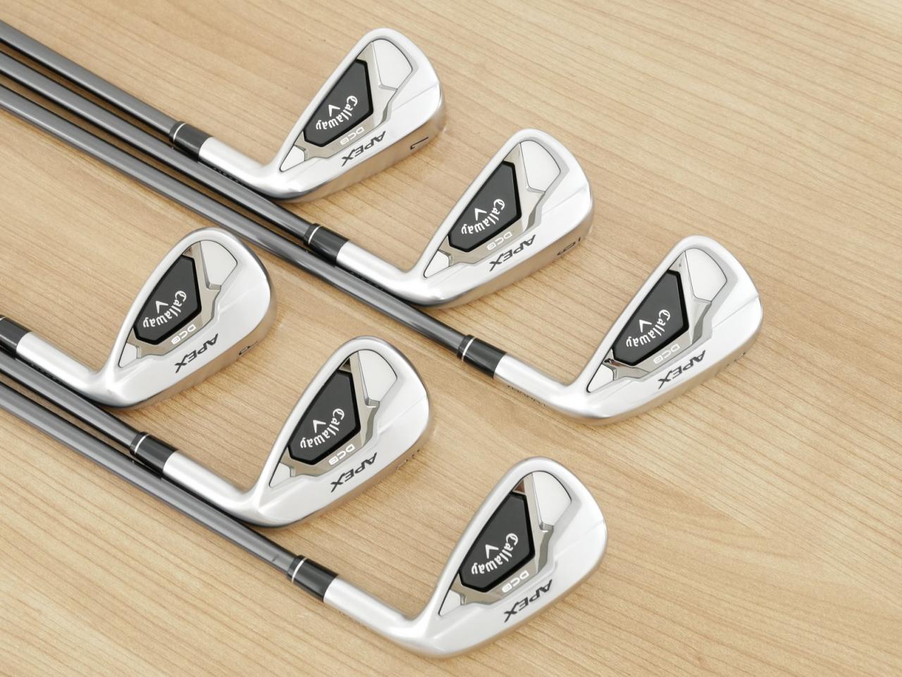 Iron set : Callaway : ชุดเหล็ก Callaway APEX DCB Forged (ปี 2022) มีเหล็ก 5-Pw (6 ชิ้น) ก้านกราไฟต์ Mitsubishi Diamana 55 Flex R