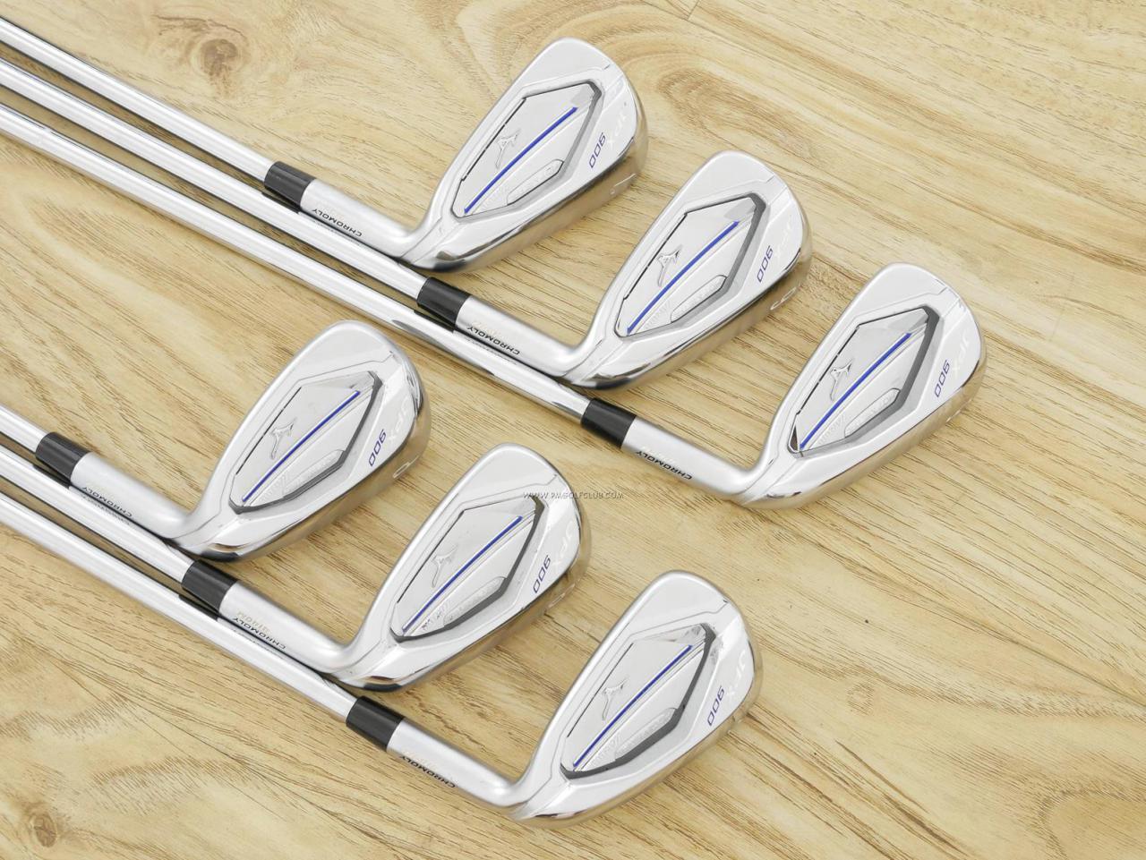 Iron set : Mizuno : ชุดเหล็ก Mizuno JPX 900 Hot Metal (ตัวท้อป ใบใหญ่ ตีง่าย ไกล) มีเหล็ก 5-Pw (6 ชิ้น) ก้านเหล็ก NS Pro 950 NEO Flex SR