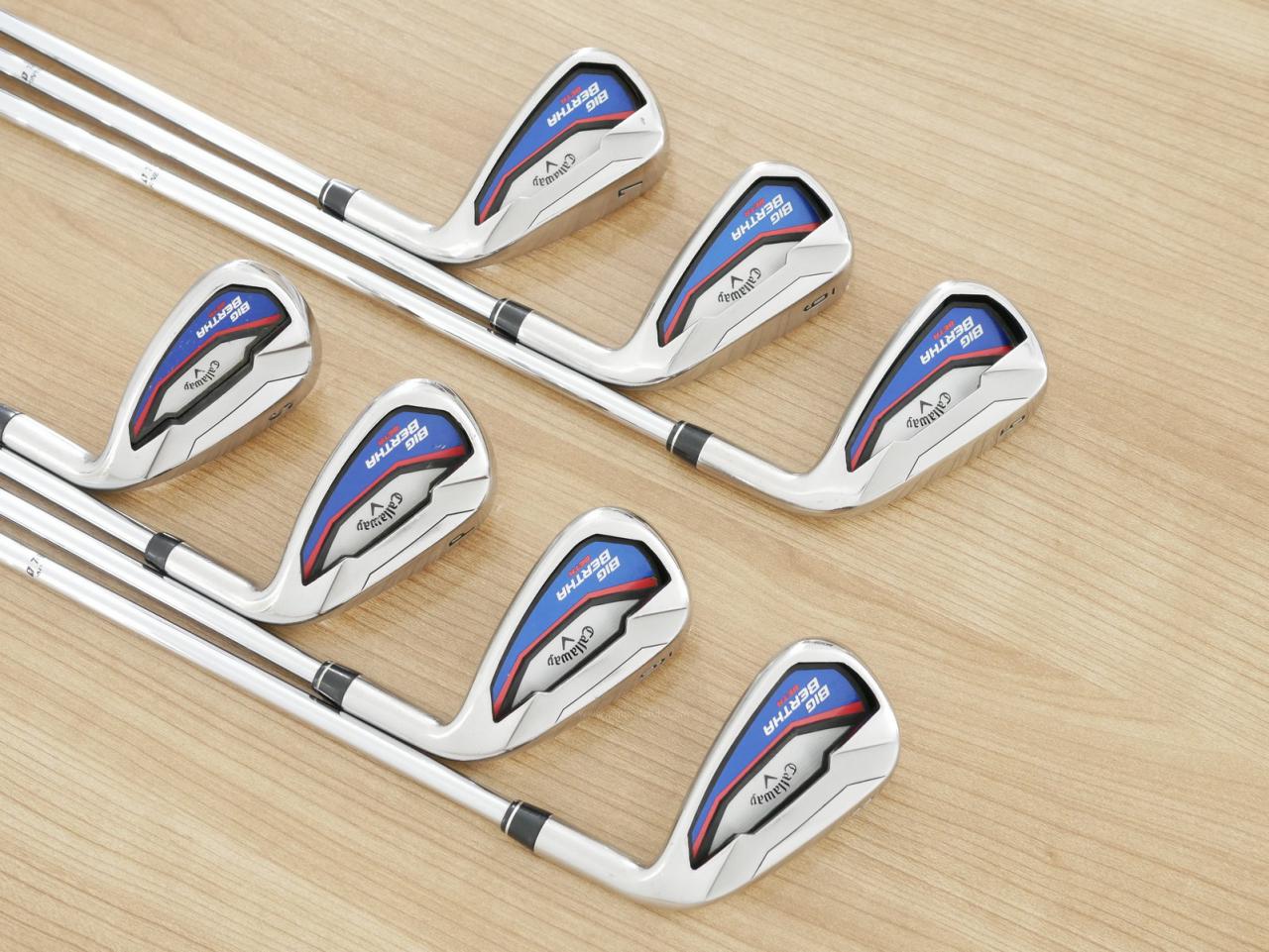 Iron set : Callaway : ชุดเหล็ก Callaway Big Bertha Beta (ใบใหญ่ ตีง่ายมาก) มีเหล็ก 5-Pw,Sw (7 ชิ้น) ก้านเหล็ก GS90 S200