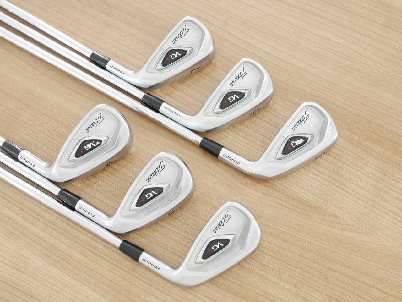 Iron set : Titleist : ชุดเหล็ก Titleist VG3 Forged (Japan Spec. นุ่มแน่น) มีเหล็ก 5-Pw (6 ชิ้น) ก้านเหล็ก NS Pro Modus Flex S