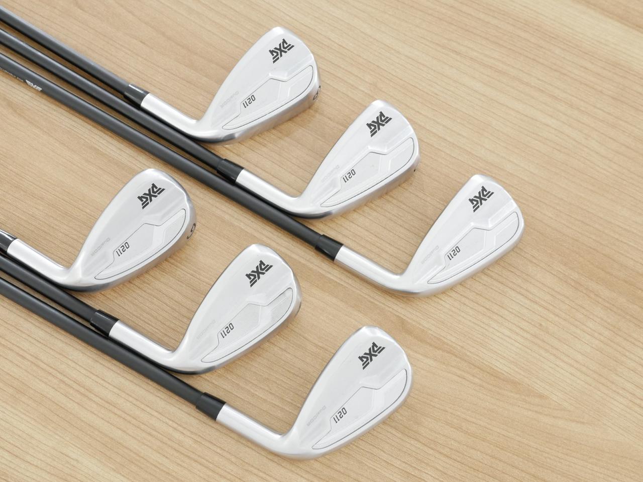 Iron set : PXG : ชุดเหล็ก PXG 0211 DUAL COR (ออกปี 2021 หน้าเด้ง ตีไกลมากๆ) มีเหล็ก 6-Pw,Aw (6 ชิ้น) ก้านกราไฟต์ Mitsubishi Diamana i70 Flex S
