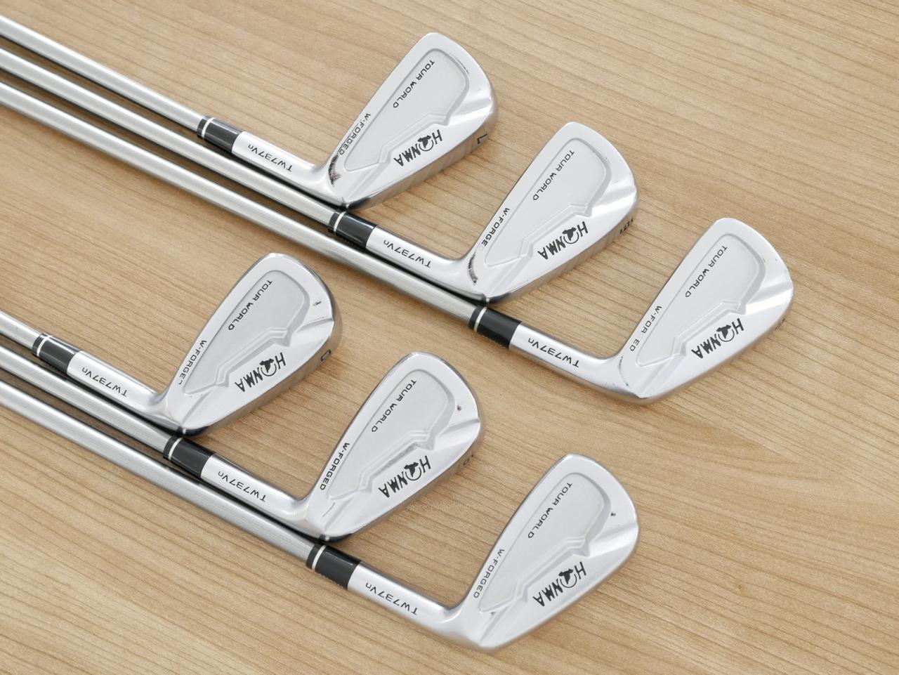 Iron set : Honma : ชุดเหล็ก Honma Tour World TW737vn Forged (ปี 2018) มีเหล็ก 5-10 (6 ชิ้น) ก้านกราไฟต์ Honma Vizard IB95 Flex S