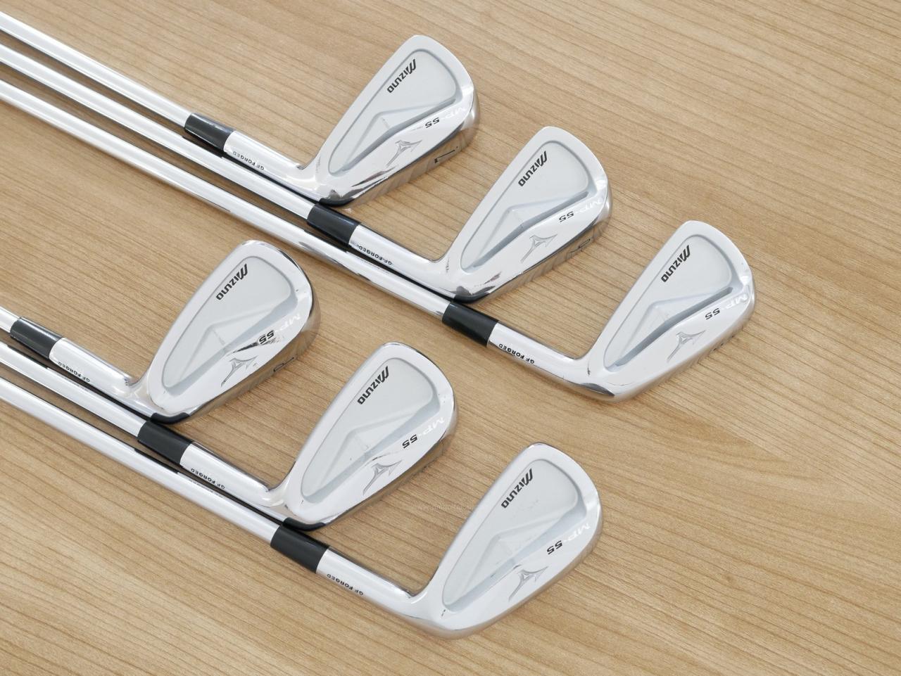 Iron set : Mizuno : ชุดเหล็ก Mizuno MP-55 (Forged) มีเหล็ก 5-Pw (6 ชิ้น) ก้านเหล็ก Dynamic Gold 95 S200