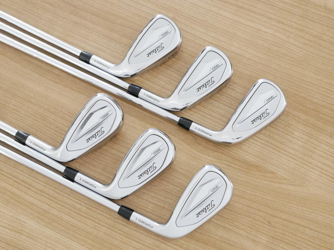 Iron set : Titleist : ชุดเหล็ก Titleist T350 Forged (รุ่นใหม่ล่าสุด ออกปี 2023) มีเหล็ก 6-Pw,48 (6 ชิ้น) ก้านเหล็ก NS Pro 880 AMC Flex S