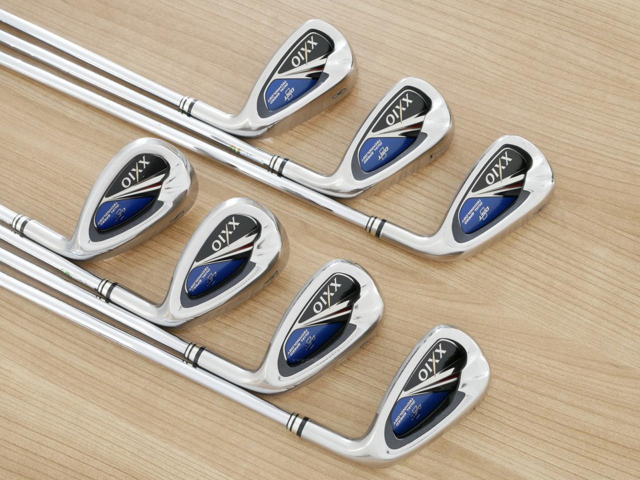 Iron set : XXIO : ชุดเหล็ก XXIO 8 (ใบใหญ่ ตีง่าย ไกล) มีเหล็ก 6-Pw,Aw,Sw (7 ชิ้น) ก้านเหล็ก NS Pro 900 Flex S