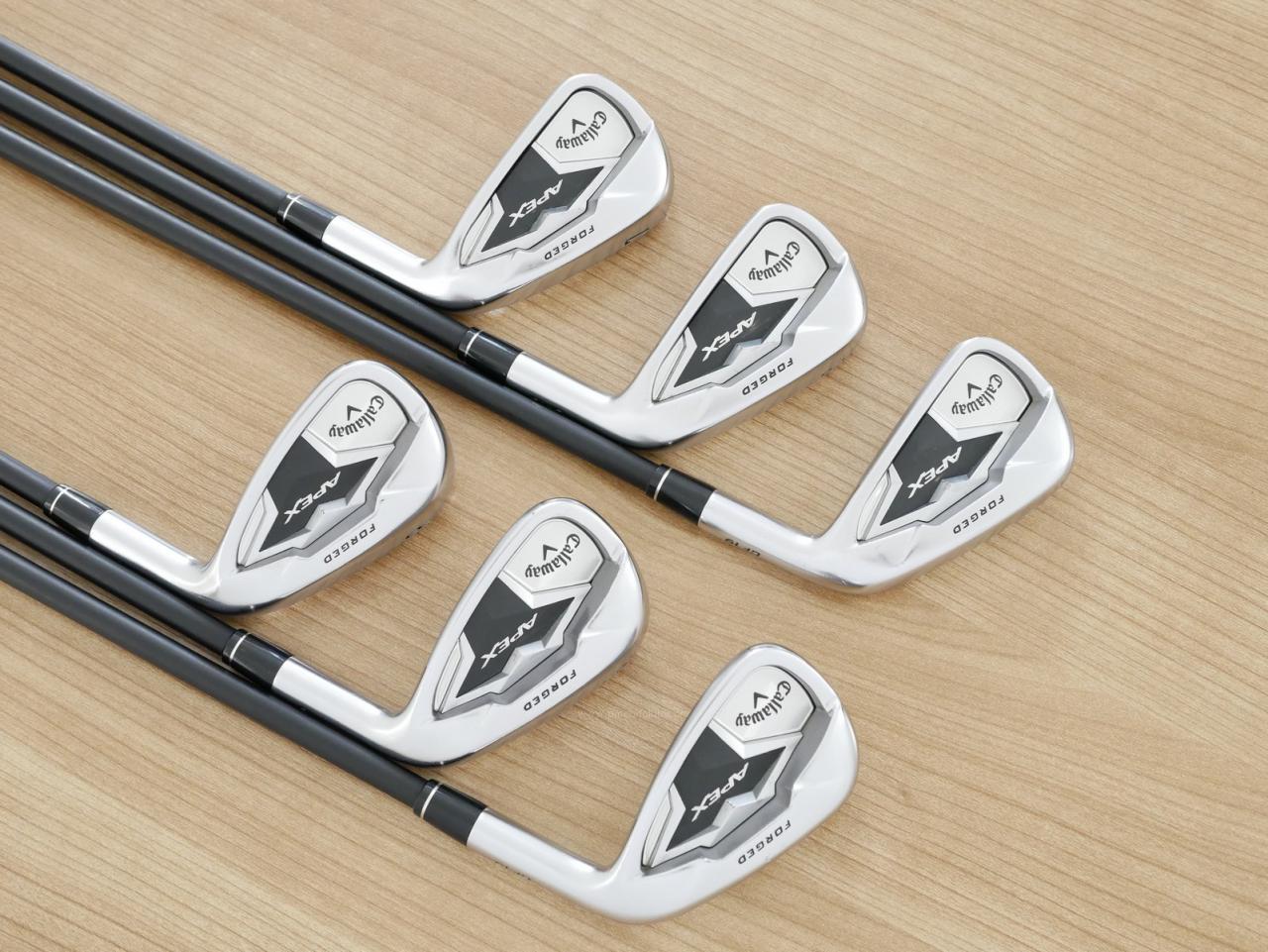 Iron set : Callaway : ชุดเหล็ก Callaway APEX Forged (ปี 2020) มีเหล็ก 5-Pw (6 ชิ้น) ก้านกราไฟต์ Fujikura Speeder Evolution Flex R