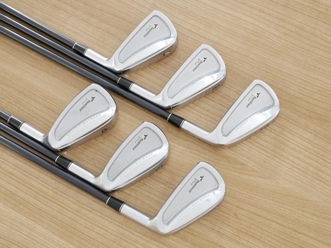 Iron set : Tourstage : ชุดเหล็ก Tourstage VIQ (Forged) มีเหล็ก 5-Pw (6 ชิ้น) ก้านกราไฟต์ Flex R