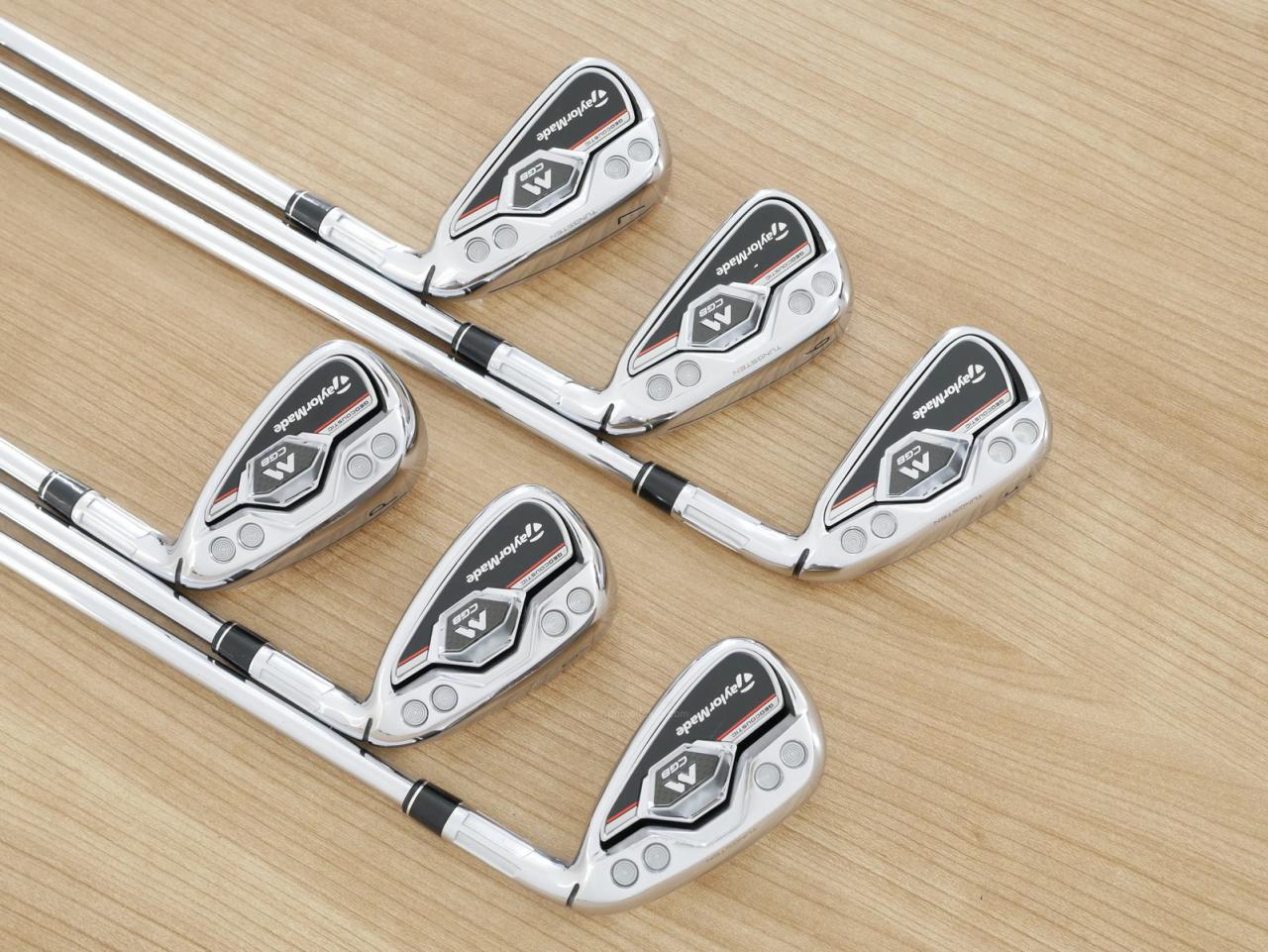 Iron set : Taylormade : ชุดเหล็ก Taylormade M CGB (หน้าเด้ง ตีไกลสุดๆ ง่ายมากๆ) มีเหล็ก 5-Pw (6 ชิ้น) ก้านเหล็ก NS Pro 840 Flex S