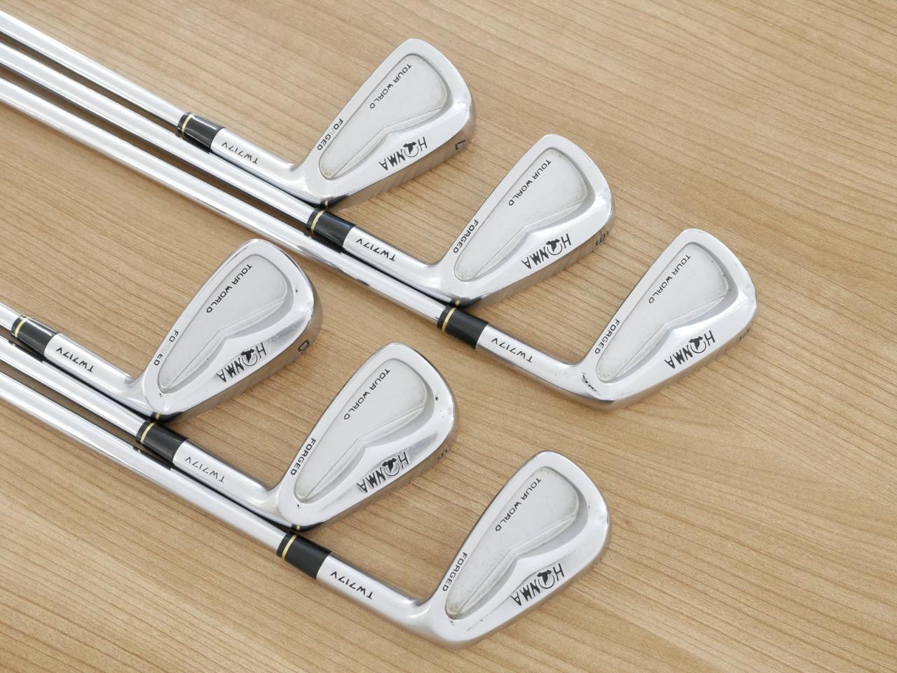 Iron set : Honma : ชุดเหล็ก Honma Tour World TW717V (Forged ปี 2015) มีเหล็ก 5-10 (6 ชิ้น) ก้านเหล็ก Flex S