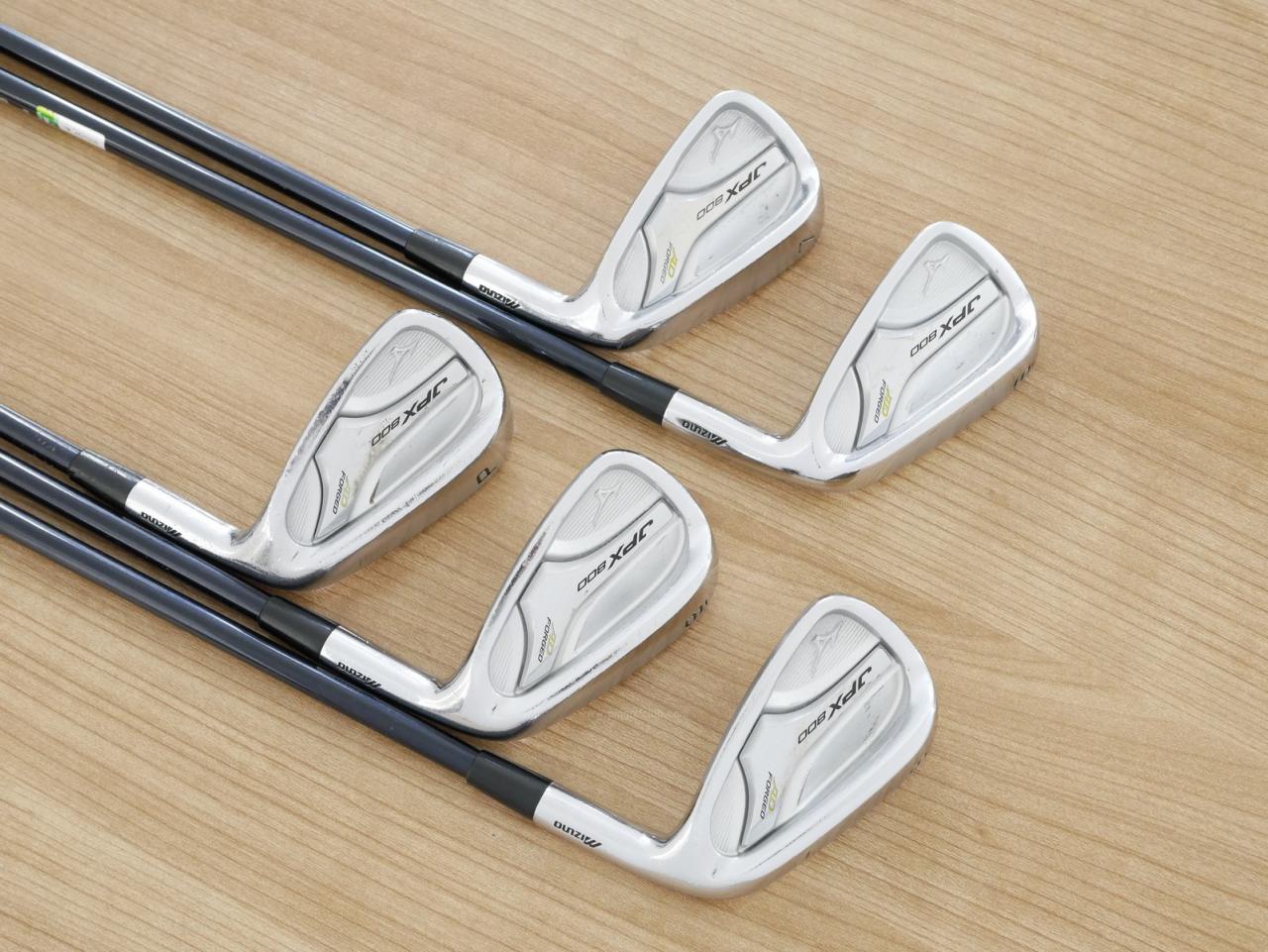 Iron set : Mizuno : ชุดเหล็ก Mizuno JPX 800 AD Forged มีเหล็ก 6-Pw (5 ชิ้น) ก้านกราไฟต์ Flex SR