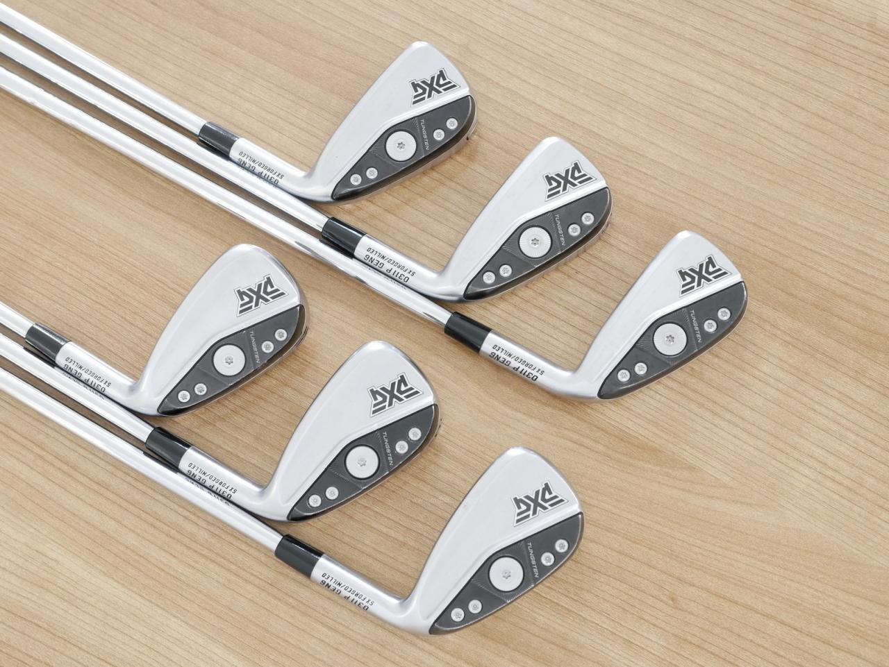 Iron set : PXG : ชุดเหล็ก PXG 0311P GEN 6 Forged Milled (รุ่นปี 2024 ตีไกล สวย ฟิลดี) มีเหล็ก 5-Pw (6 ชิ้น) ก้านเหล็ก NS Pro 950 NEO Flex S