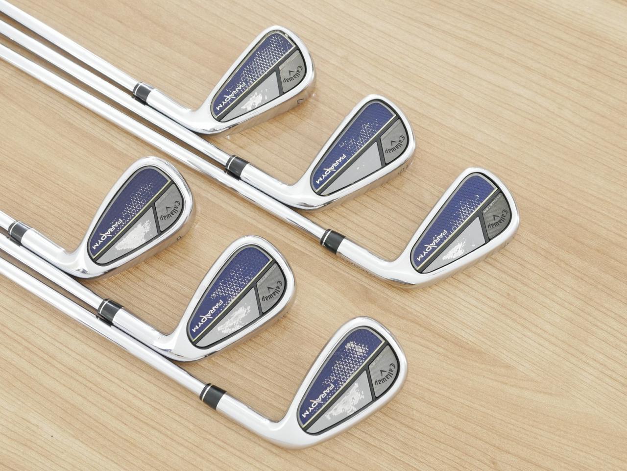 Iron set : Callaway : ชุดเหล็ก Callaway Paradym (ออกปี 2023 Japan Spec.) มีเหล็ก 5-Pw (6 ชิ้น) ก้านเหล็ก NS Pro ZELOS 7 Flex S