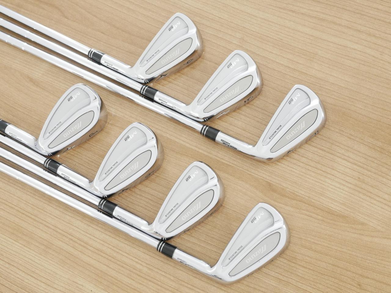 Iron set : Mizuno : ชุดเหล็ก Mizuno MP-58 (Forged) มีเหล็ก 4-Pw (7 ชิ้น) ก้านเหล็ก NS Pro Flex S