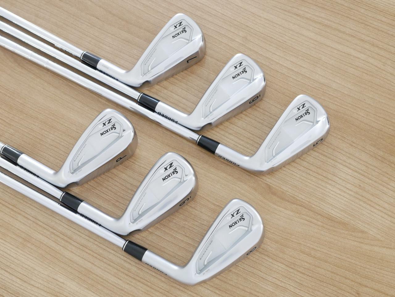 Iron set : Other Brand : ชุดเหล็ก Srixon ZX4 MK II (รุ่นปี 2023 ตีง่าย ไกล) มีเหล็ก 5-Pw (6 ชิ้น) ก้านเหล็ก NS Pro 950 NEO DST Flex S