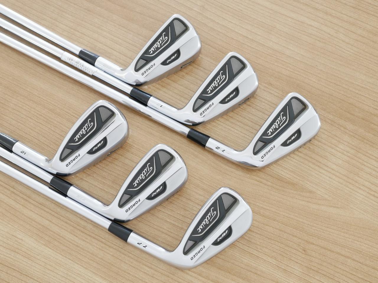 Iron set : Titleist : ชุดเหล็ก Titleist AP2 712 Forged มีเหล็ก 5-Pw (6 ชิ้น) ก้านเหล็ก NS Pro 950 Flex R