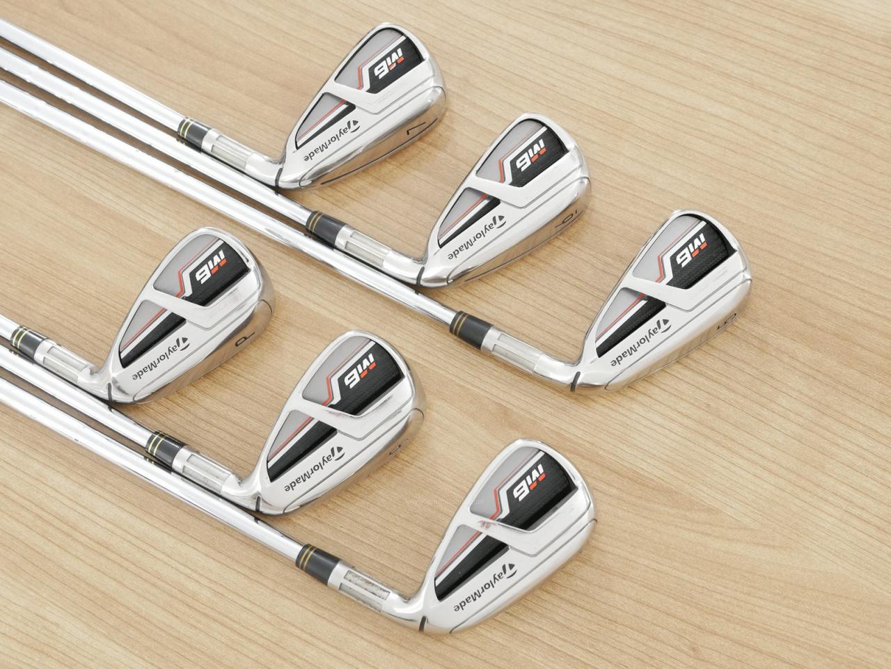 Iron set : Taylormade : ชุดเหล็ก Taylormade M6 (ออกปี 2019 Japan Spec) มีเหล็ก 5-Pw (6 ชิ้น) ก้านเหล็ก KBs Tour Flex S