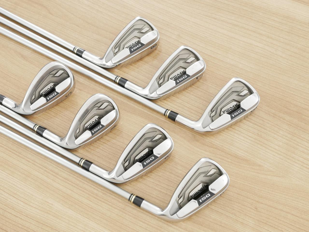 Iron set : Other Brand : ชุดเหล็ก Ryoma DSI (ตีง่ายมาก ไกลมากๆ หายากสุดๆ) มีเหล็ก 6-Pw,Aw,Sw (7 ชิ้น เหล็ก 6 ระยะเท่าเหล็ก 5 รุ่นอื่น) ก้านกราไฟต์ Tour AD Flex R2