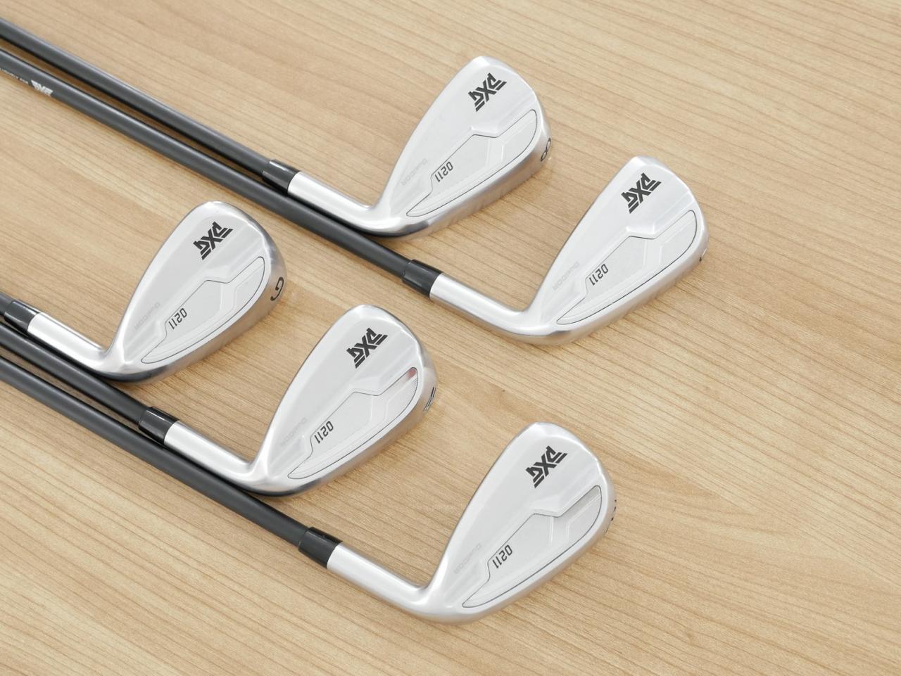 Iron set : PXG : ชุดเหล็ก PXG 0211 DUAL COR (ออกปี 2021 หน้าเด้ง ตีไกลมากๆ) มีเหล็ก 7-Pw,Gw (5 ชิ้น) ก้านกราไฟต์ Mitsubishi MMT 60 Flex R