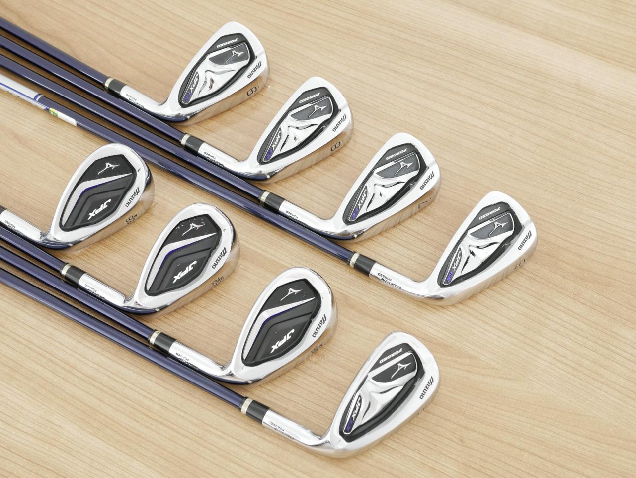 Iron set : Mizuno : ชุดเหล็ก Mizuno JPX EIII Forged (รุ่นท๊อป หายาก นุ่ม ตีไกล) มีเหล็ก 6-Pw,48,52,56 (8 ชิ้น) ก้านกราไฟต์ Flex R