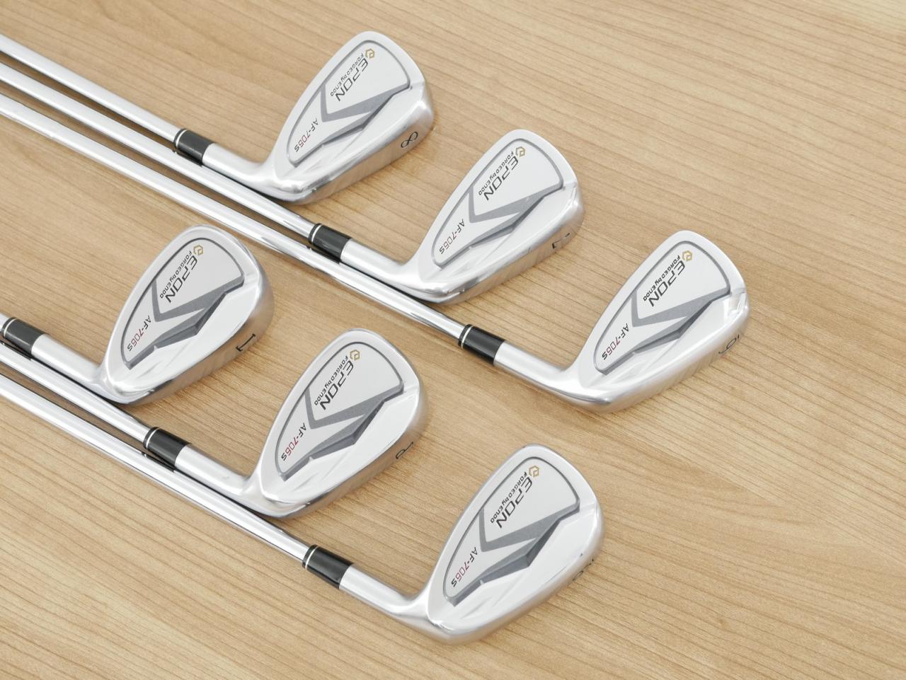 Iron set : Epon : ชุดเหล็ก EPON AF-706S Forged (รุ่นปี 2023 ใบใหญ่ ตีง่าย ไกล) มีเหล็ก 6-Pw,Tw (6 ชิ้น) ก้านเหล็ก NS Pro 950 NEO Flex R