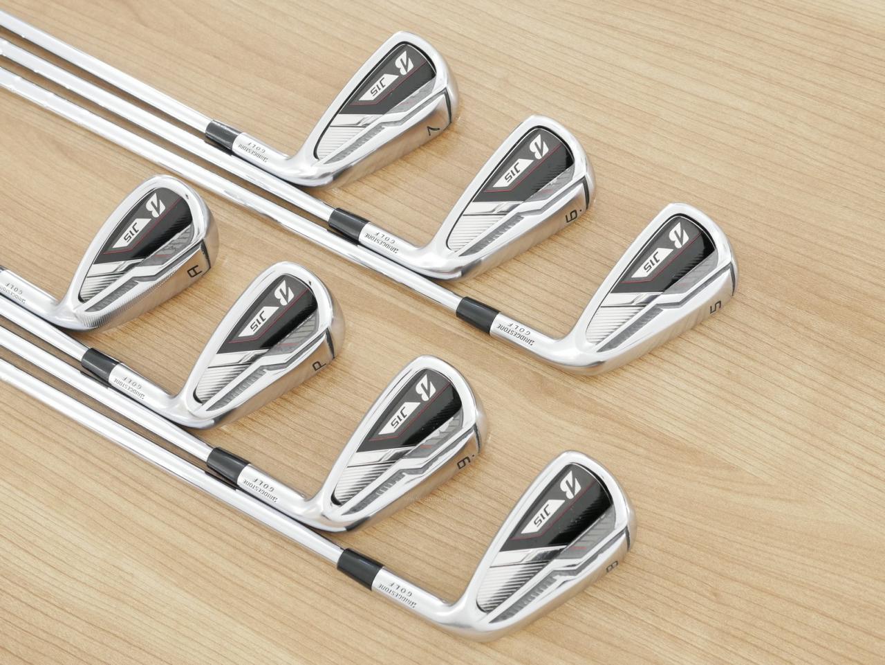 Iron set : Bridgestone : ชุดเหล็ก Bridgestone J15 (ตีง่าย ไกล) มีเหล็ก 5-Pw,Aw (7 ชิ้น)  ก้านเหล็ก NS Pro 950 GH Flex R 